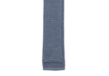 Load image into Gallery viewer, The Slate Blue Heather Harlow Knit Tie