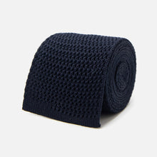 Load image into Gallery viewer, The Navy Harlow Knit Tie