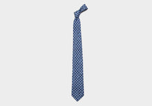 Load image into Gallery viewer, The Navy Brimley Print Tie Tie- Ledbury