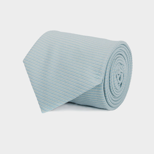 The Pool Blue Rivard Silk Twill Tie Tie- Ledbury
