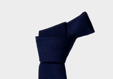 Load image into Gallery viewer, The Navy Rivard Silk Twill Tie Tie- Ledbury