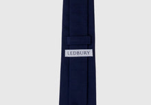 Load image into Gallery viewer, The Navy Rivard Silk Twill Tie Tie- Ledbury