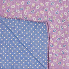 Load image into Gallery viewer, The Violet Wayburn Foulard Print Pocket Square Pocket Square- Ledbury
