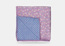 Load image into Gallery viewer, The Violet Wayburn Foulard Print Pocket Square Pocket Square- Ledbury