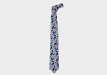 Load image into Gallery viewer, The Deep Blue Lochmoor Print Tie Tie- Ledbury