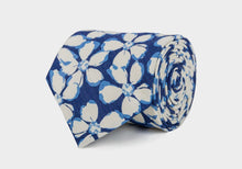 Load image into Gallery viewer, The Deep Blue Lochmoor Print Tie Tie- Ledbury