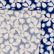 Load image into Gallery viewer, The Deep Blue Lochmoor Print Pocket Square Pocket Square- Ledbury