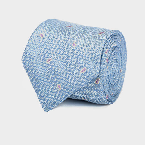 The Light Blue Muirland Tie Tie- Ledbury