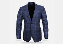 Load image into Gallery viewer, The Dark Blue Bonnett Check Sport Coat Blazer- Ledbury
