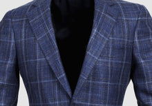 Load image into Gallery viewer, The Dark Blue Bonnett Check Sport Coat Blazer- Ledbury