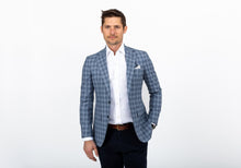 Load image into Gallery viewer, The Blue Westland Check Sport Coat Blazer- Ledbury