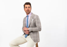 Load image into Gallery viewer, The Khaki Seely Check Sport Coat Blazer- Ledbury