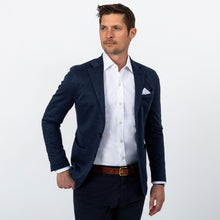 Load image into Gallery viewer, The Navy Admore Knit Sport Coat Blazer- Ledbury