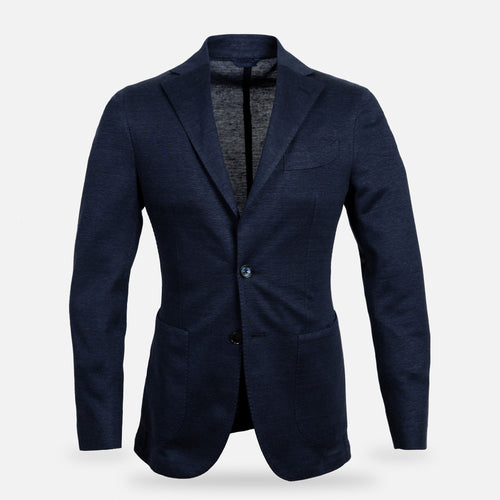 The Navy Admore Knit Sport Coat Blazer- Ledbury