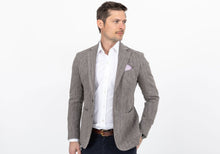 Load image into Gallery viewer, The Pecan Delmont Herringbone Sport Coat Blazer- Ledbury