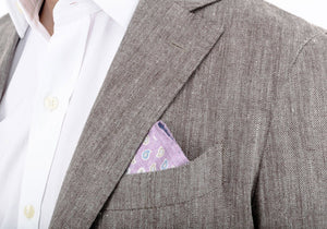 The Pecan Delmont Herringbone Sport Coat Blazer- Ledbury