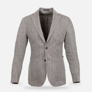 The Pecan Delmont Herringbone Sport Coat Blazer- Ledbury