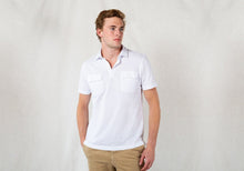 Load image into Gallery viewer, The White Short Sleeve Stillwater Polo Polo- Ledbury
