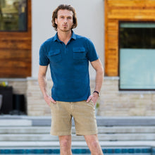 Load image into Gallery viewer, The Airforce Blue Short Sleeve Stillwater Polo