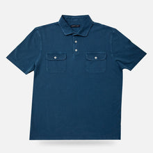 Load image into Gallery viewer, The Airforce Blue Short Sleeve Stillwater Polo