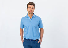 Load image into Gallery viewer, The Blue Overlake Stripe Polo Polo- Ledbury