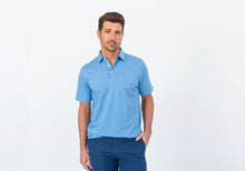 Load image into Gallery viewer, The Blue Overlake Stripe Polo Polo- Ledbury