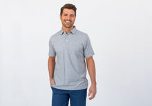 Load image into Gallery viewer, The Grey Overlake Stripe Polo Polo- Ledbury