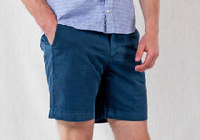 Load image into Gallery viewer, The Airforce Blue Richmond Washed Twill Short Shorts- Ledbury