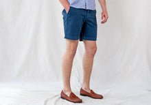 Load image into Gallery viewer, The Airforce Blue Richmond Washed Twill Short Shorts- Ledbury