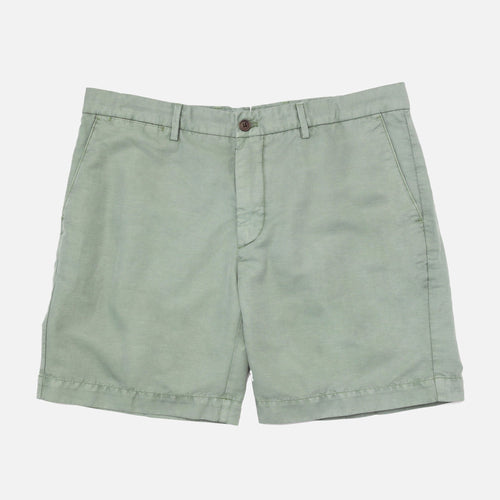 The Sage Richmond Washed Twill Short Shorts- Ledbury