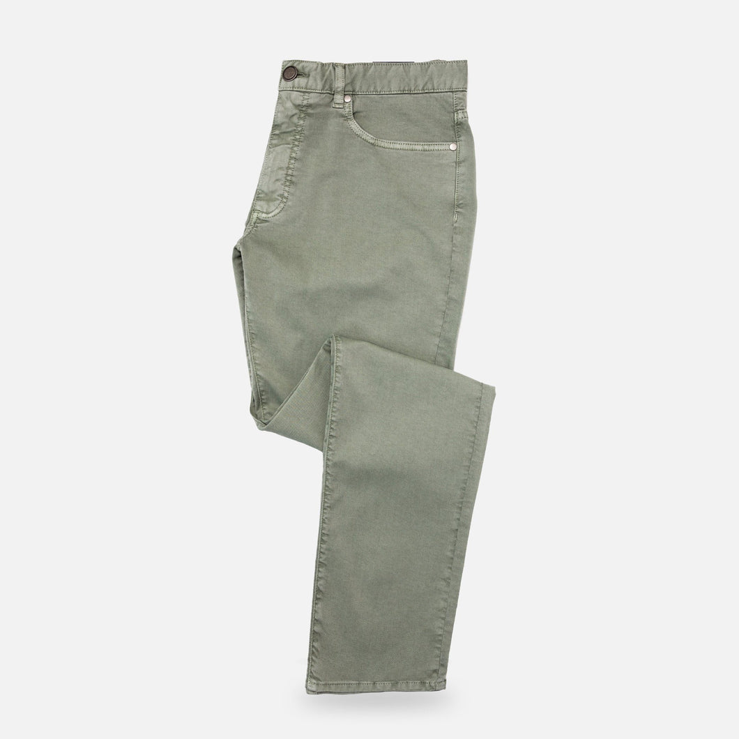 The Sage Franklin Canvas Stretch Pant Pants- Ledbury