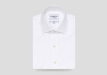 Load image into Gallery viewer, The White Fine Twill Mid-Spread Dress Shirt Dress Shirt- Ledbury