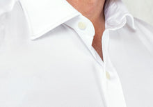 Load image into Gallery viewer, The White Fine Twill Mid-Spread Dress Shirt Dress Shirt- Ledbury