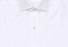 Load image into Gallery viewer, The White Fine Twill Mid-Spread Dress Shirt Dress Shirt- Ledbury