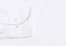 Load image into Gallery viewer, The White Fine Twill Mid-Spread Dress Shirt Dress Shirt- Ledbury