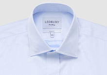 Load image into Gallery viewer, The Blue Fine Twill Mid-Spread Dress Shirt Dress Shirt- Ledbury
