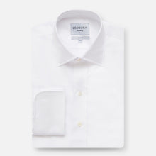 Load image into Gallery viewer, White Fine Twill French Cuff Dress Shirt