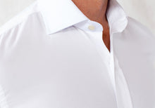 Load image into Gallery viewer, The White Fine Twill Spread Dress Shirt Dress Shirt- Ledbury
