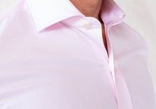 Load image into Gallery viewer, The Pink Fine Twill Spread Dress Shirt