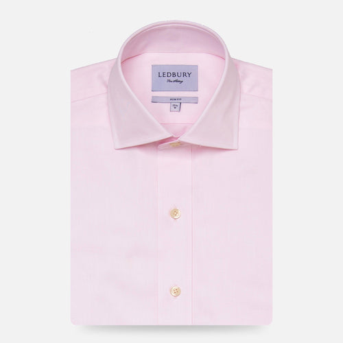 The Pink Fine Twill Spread Dress Shirt