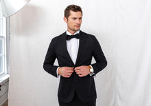 Load image into Gallery viewer, The Camrose Dot Covered Placket Tuxedo Shirt