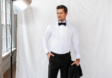 Load image into Gallery viewer, The Regent Wing Collar Tuxedo Shirt