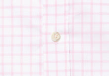 Load image into Gallery viewer, The Pink Fine Twill Windowpane Dress Shirt