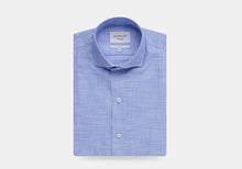 Load image into Gallery viewer, The Blue McDaniel Chambray Casual Shirt Dress Shirt- Ledbury