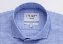 Load image into Gallery viewer, The Blue McDaniel Chambray Casual Shirt Dress Shirt- Ledbury