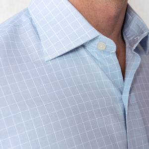 The Light Blue Haynes Check Dress Shirt