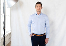 Load image into Gallery viewer, The Light Blue Haynes Check Dress Shirt