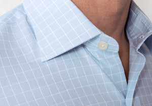 The Light Blue Haynes Check Dress Shirt