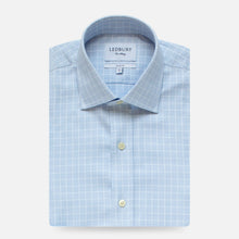 Load image into Gallery viewer, The Light Blue Haynes Check Dress Shirt