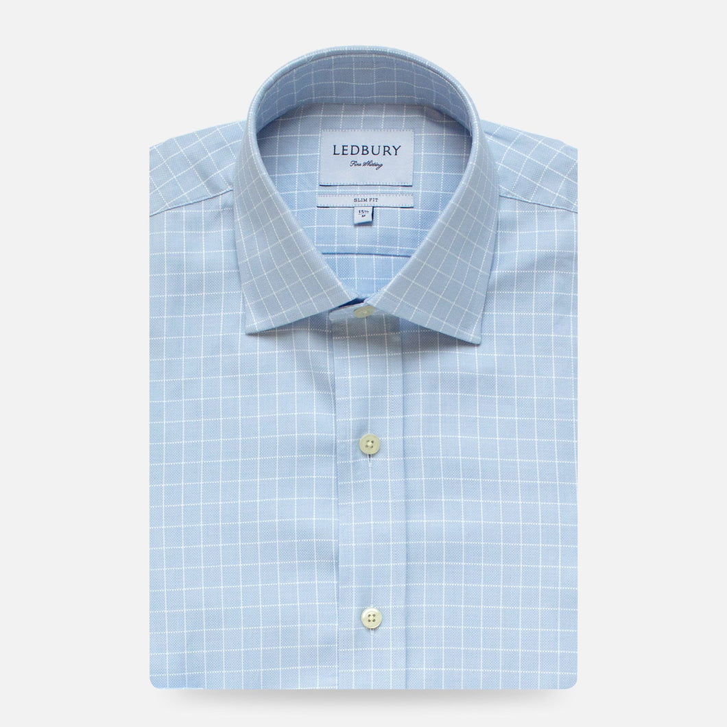 The Light Blue Haynes Check Dress Shirt